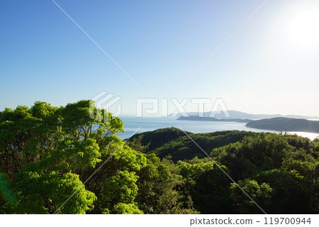 View of the Kitan Strait from Wakayama Kada Vacation Village 119700944