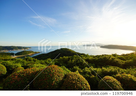 View of the Kitan Strait from Wakayama Kada Vacation Village 119700946