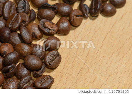 Coffee toasted seeds Coffee toasted seeds 119701395