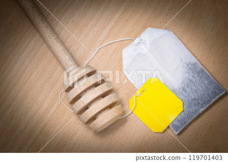 Honey spoon and Tea Honey spoon and Tea 119701403