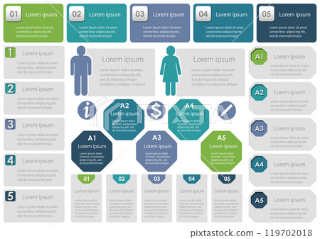 Business infographic set 119702018
