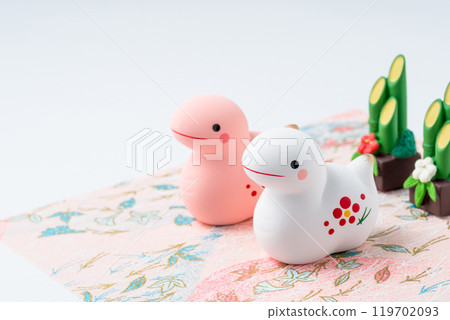 New Year's card material for the Year of the Snake (zodiac sign) New Year's card material for the Year of the Snake (zodiac sign) 119702093