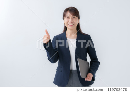 Female laptop computer 119702478