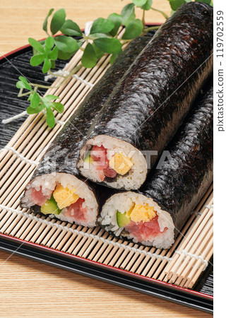 Setsubun sushi roll Setsubun sushi roll 119702559