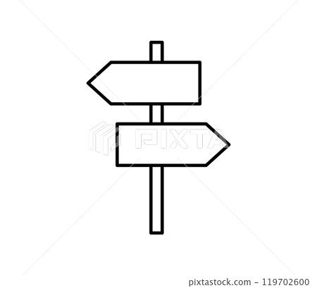 簡單的招牌圖示圖向量 119702600