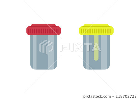 Plastic empty containers for collecting biomaterial Plastic empty containers for collecting biomaterial 119702722
