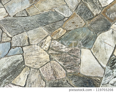 多彩的地面圖案 119703208