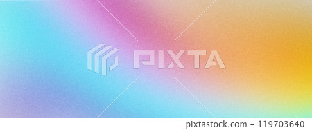Colorful abstract grainy gradient background vibrant blurry iridescent sunny summer colors smooth grain noise effect wavy texture multicolor banner header cover poster illustration backdrop design Colorful abstract grainy gradient background vibrant blurry iridescent sunny summer colors smooth grain noise effect wavy texture multicolor banner header cover poster illustration backdrop design 119703640