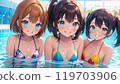Heated pool 119703906