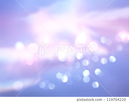 閃閃發光的藍色背景與散景 119704220