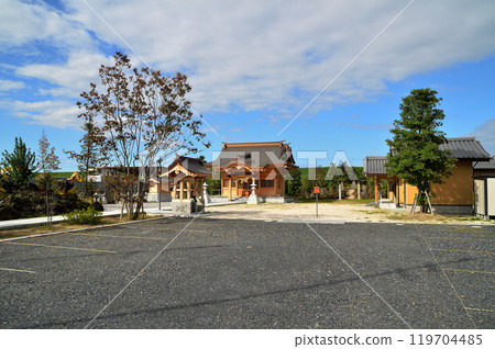 埼玉縣行田市下中條美麗的晴子神社 119704485