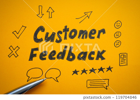 Customer feedback with notes or user insights. 119704846