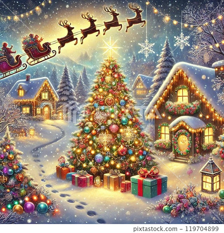 Snowy Christmas Snowy Christmas 119704899