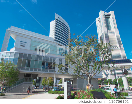 [神奈川縣橫濱市]港未來/櫻木町站前的城市景觀（2024年10月） 119706191