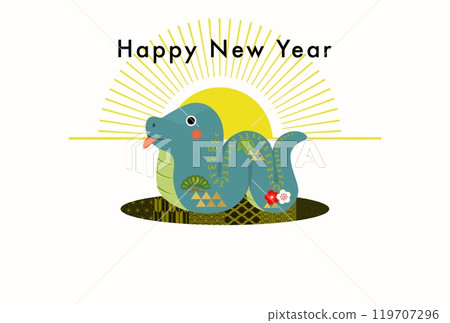 New Year's Card New Year's Card 119707296