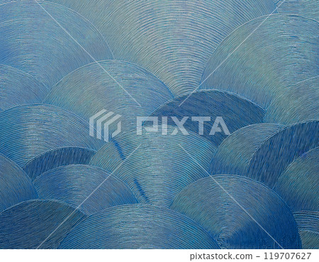 Japanese paper texture pattern image material Blue 119707627