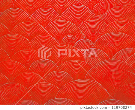 Japanese paper texture pattern image material Red 119708274
