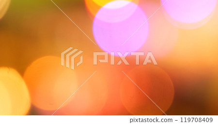 Colorful Bokeh abstract blurred background music festival stage show performance party. Vibrant bokeh background spark animate motion. Backdrop display with twinkling night life shape blinking light 119708409