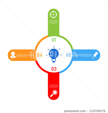 infographics template of the company milestones 119709570