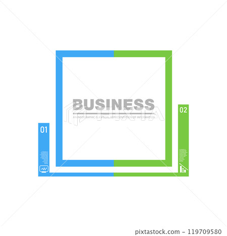 original logo design template on a frame 119709580