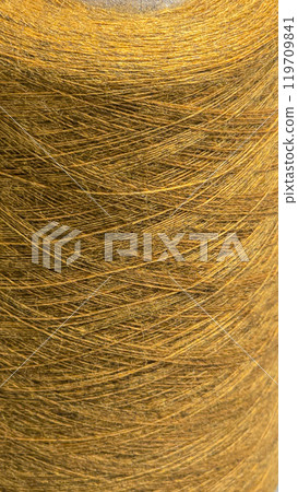 Orange threads for handicrafts. Selecting a color palette for knitting. Autumn 119709841