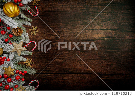 Christmas and New Year background 119710213