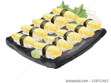 水彩壽司_鯡魚子01_7 119711427