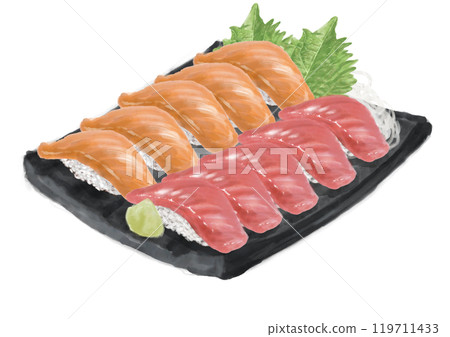 水彩壽司套餐（鮪魚/鮭魚）04_2 119711433