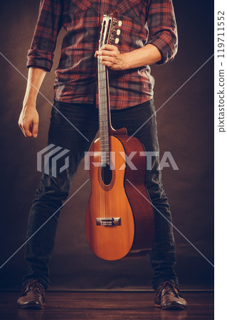 Beautiful picture with guitar. 119711552