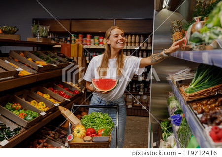 Exploring Fresh Produce Shopping in an Organic Store for Better Health and Nutrition Choices Exploring Fresh Produce Shopping in an Organic Store for Better Health and Nutrition Choices 119712416