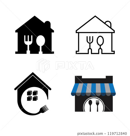 Restaurant Logo Design Restaurant Logo Design 119712840