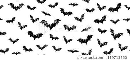bat, halloween, silhouette 119713560