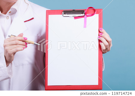 Part body specialist with folder. Part body specialist with folder. 119714724