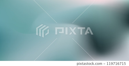 Vibrant vector pale aquamarine green and pink soft blur mesh gradient background. Smooth digital watercolor wavy deep marine water concept for ui web design, aesthetic print, cover 119716715
