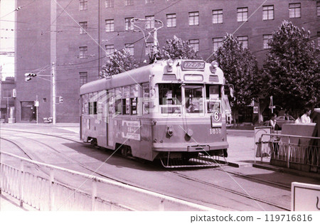 The old Kyoto City Tram just before it was abolished The old Kyoto City Tram just before it was abolished 119716816
