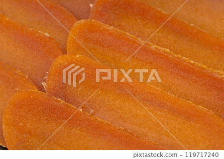 切成薄片的鯔魚特寫 切成薄片的鯔魚特寫 119717240