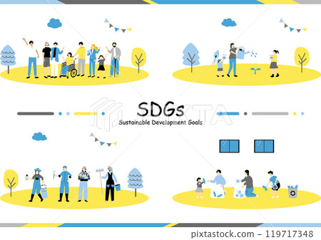 SDGs 可持續社會 SDGs 可持續社會 119717348
