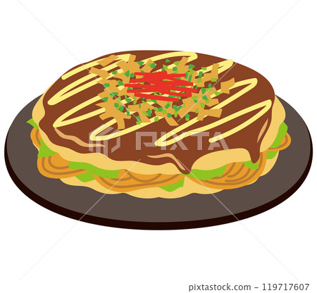 Hiroshima-yaki Okonomiyaki 119717607