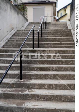 Long gentle staircase Long gentle staircase 119717882