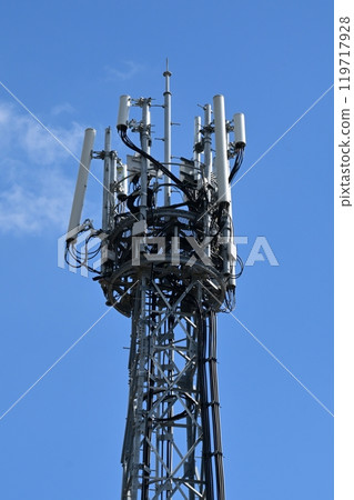 通信圖像(無線電塔:基站) 通信圖像(無線電塔:基站) 119717928