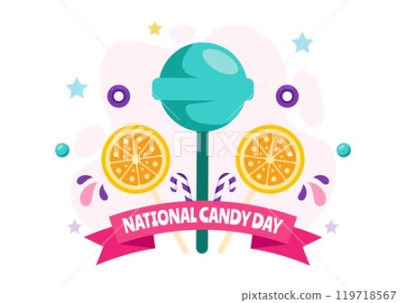 National Candy Day Vector Illustration on...-插圖素材 [119718567] - PIXTA圖庫