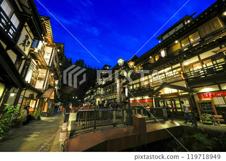 Ginzan溫泉夜視圖 119718949