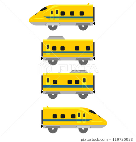 玩具風格 923 型黃色醫生的向量圖解 玩具風格 923 型黃色醫生的向量圖解 119720058