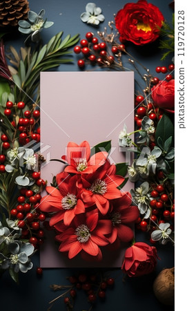 Invitation paper mockup write word information 119720128