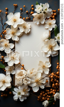 Invitation paper mockup write word information 119720131
