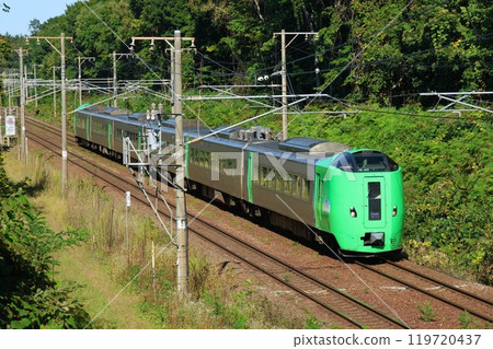 [JR Hokkaido] 789 Series 0 Limited Express "Lilac" (Hakodate Main Line: Taima to Shinrin Koen) 119720437