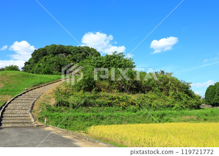 天武/地東天皇陵（須見大內陵）和田園風光 119721772