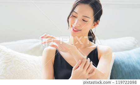 女性手部護理圖片 手部護理 女性手部護理圖片 手部護理 119722098