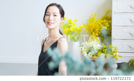 女性美容肖像護膚化妝品 女性美容肖像護膚化妝品 119722172
