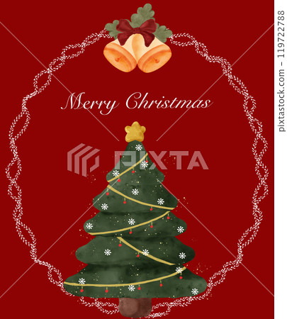 Christmas tree background 119722788